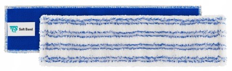 TTS Mop Płaski Mikrofaza Soft Band z Rzepem 40cm TTS Mop Płaski Mikrofaza Soft Band z Rzepem 40cm