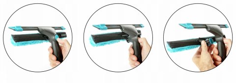 Moerman Zestaw Do Mycia Witryn 45cm z Kijem 3m Moerman Zestaw Do Mycia Witryn 45cm z Kijem 3m