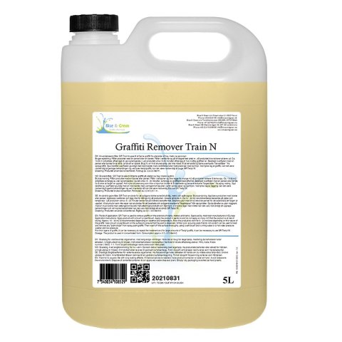 Blue&Green Graffiti Remover Train 5L